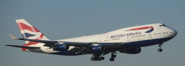 Boeing 747-400 (G-BNLP) - Taken from inside Terminal 5B