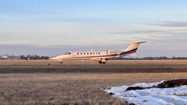 Learjet 45 (N501KT) - Golden hour w/ N501KT, a Learjet 45. 1/18/22. 