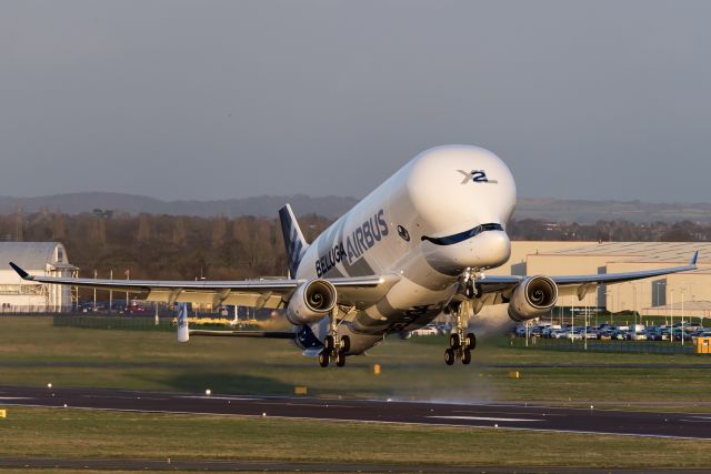 AIRBUS A-330-700 Beluga XL (F-GXLH) - Beluga XL2 take off 20.1.28