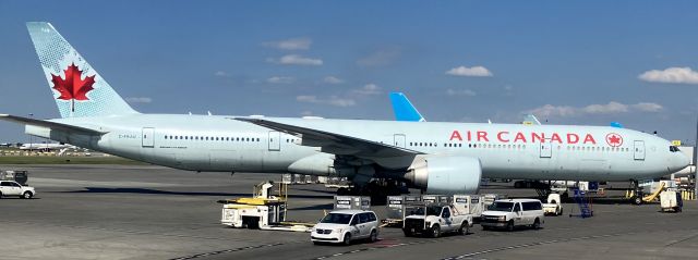 Boeing 777-200 (C-FKAU) - Parked at gate