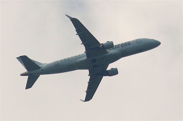 Embraer 175 (C-FEJD) - My backyard in Leaside