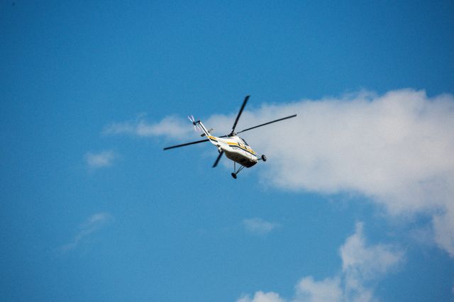 N58HU — - 1963 SIKORSKY S-58J Rotorcraft flying in the area of Brewster, WA