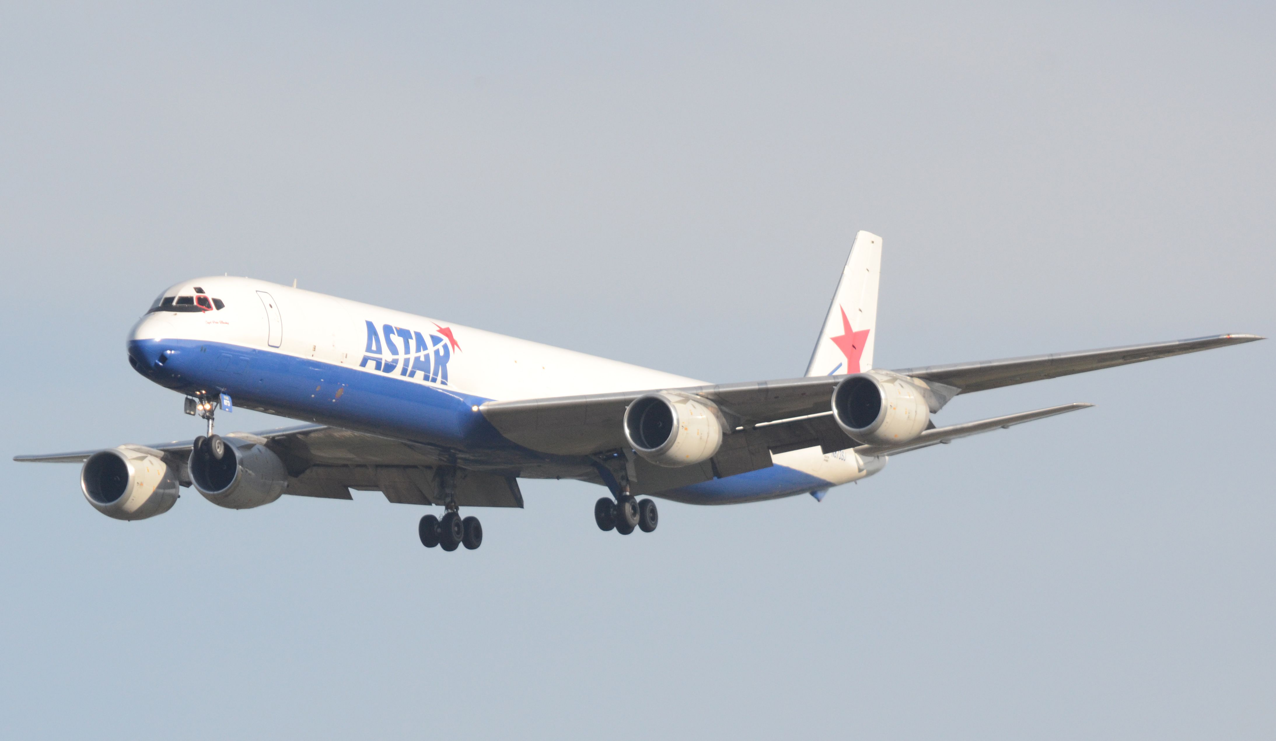 McDonnell Douglas DC-8-70 (N8735J) - Imaged on 4/18/12