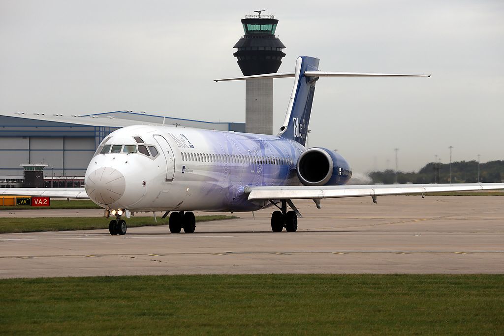 McDonnell Douglas MD-90 (OH-BLM) - Getting ready for departure as BLF(SK)540 to CPH.