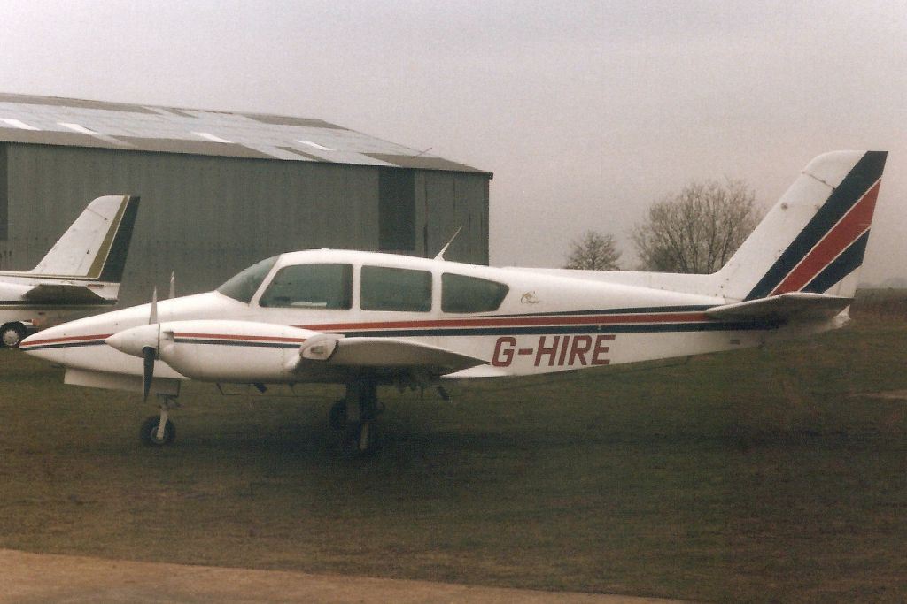 Grumman GA-7 Cougar (G-HIRE) - Seen here in Mar-91.