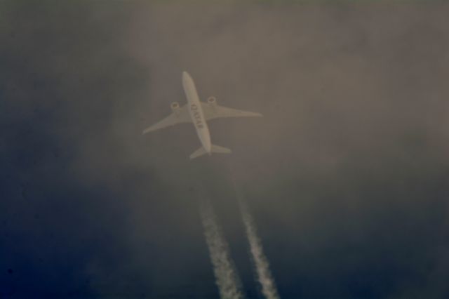 Boeing 777-200 (A7-BBA) - Qatar Airways 755 Hamad Intl to Hartsfield-Jackson Intl over Cleveland 36,000 ft. 06-29.16