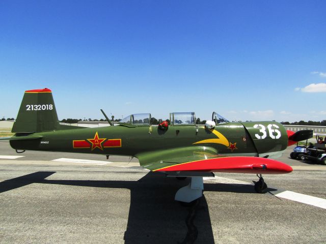 NANCHANG PT-6 (N114DZ) - 1967 Nanchang CJ-6A in display area, Fullerton Airport Day, 5.13.2017