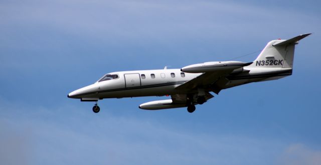 Learjet 35 (N352CK) - On final is this 1980 Learjet 35A in the Spring of 2020.