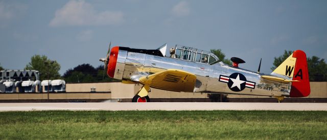 North American T-6 Texan (N45WA) - On flightline