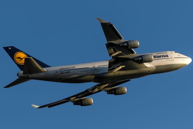 Boeing 747-400 (D-ABTK) - evening