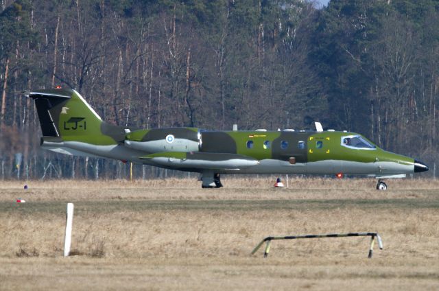 Learjet 35 (FAFLJ1) - Finnish AIr Force