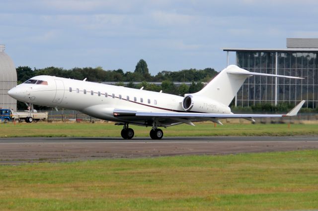 Bombardier Global Express (T7-HOME) - Departing rwy 24 on 11-Aug-23 heading for EVRA.