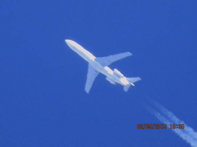 BOEING 727-200 (N216WE) - Contract Air Cargo flight 216 from PTK to CUU over Southeastern Kansas at 36,000 feet.