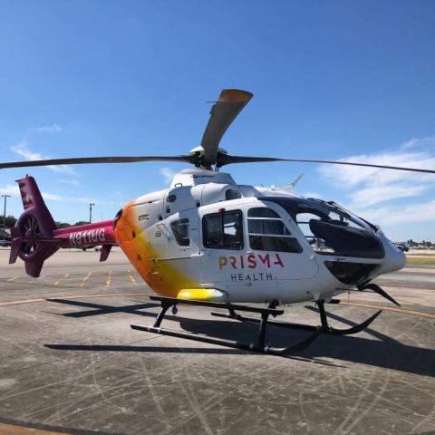 Eurocopter EC-635 (N911UG) - Photo Credit to the original photographer. New paint scheme for partnership with Prisma Health.