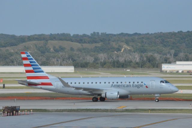 Embraer 170/175 (N440YX) - America Eagle (Republic) 4556 taxing in from Charlotte Douglas at 4:23 PM CDT.   Taken August 11, 2016 with Nikon D3200 mounting 55-200mm VR2 lens.  