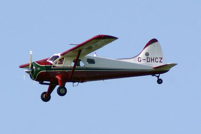 De Havilland Canada DHC-2 Mk1 Beaver (G-DHCZ) - Support aircraft for the NHS Spitfire doing an overshoot at Glasgow.