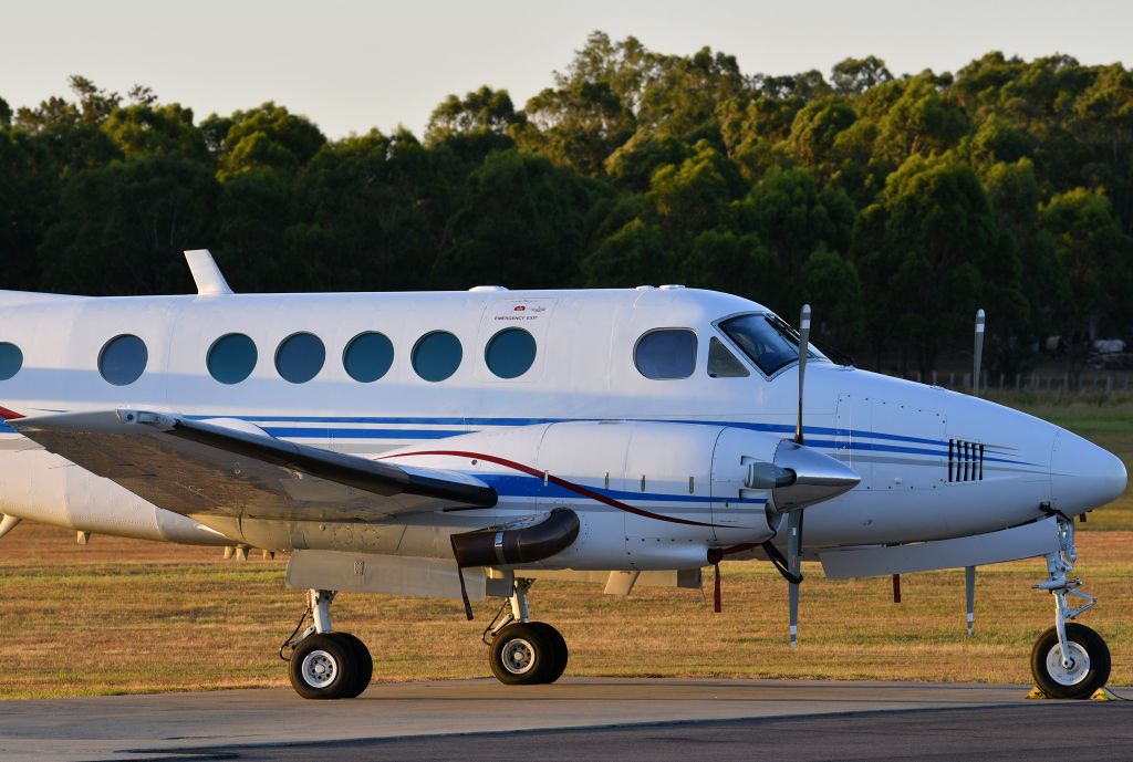 Beechcraft King Air 100 (VH-EJV) - The only Australian-registered King Air B100. Manufactured 1980.