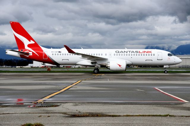 Airbus A220-300 (VH-X4F) - On delivery 29 Mar 2025