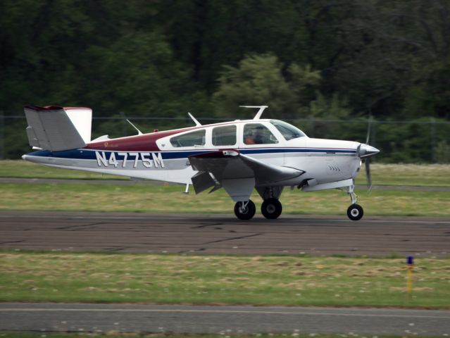 Beechcraft 35 Bonanza (N4775M) - A very nice V-tail Bonnie.