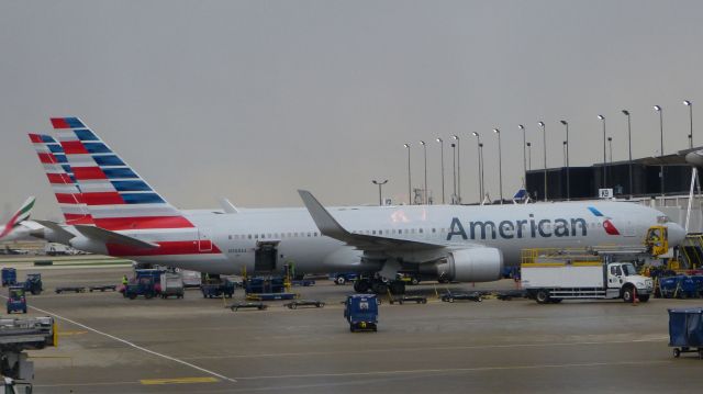 BOEING 767-300 (N388AA) - Heading out to Dallas-Fort Worth