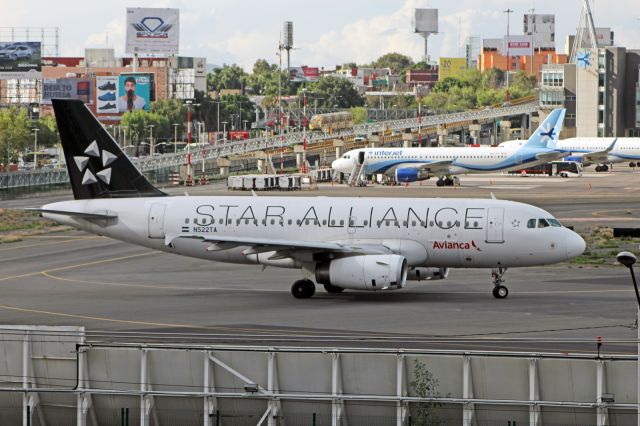 Airbus A319 (N522TA) - Avianca / Airbus A319-132 - MSN 5219 / N522TA "Star Alliance" / MMMX 06/2019