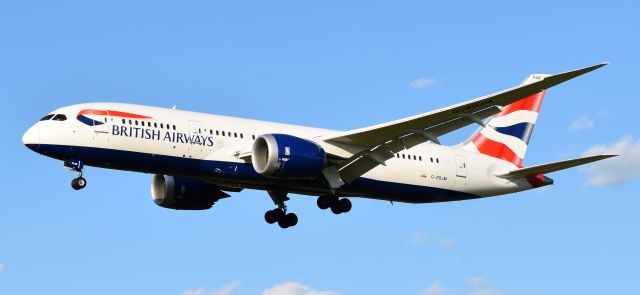 Boeing 787-8 (G-ZBJM) - Boeing 787-8 taken at the Thomas A. Dixon Jr Aircraft Observation Park 22 June 2019.