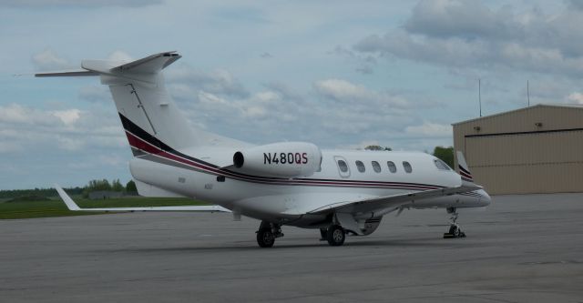 Embraer Phenom 300 (N480QS) - Shortly after arriving is this 2024 Embraer Phenom 300E in the Spring of 2025.