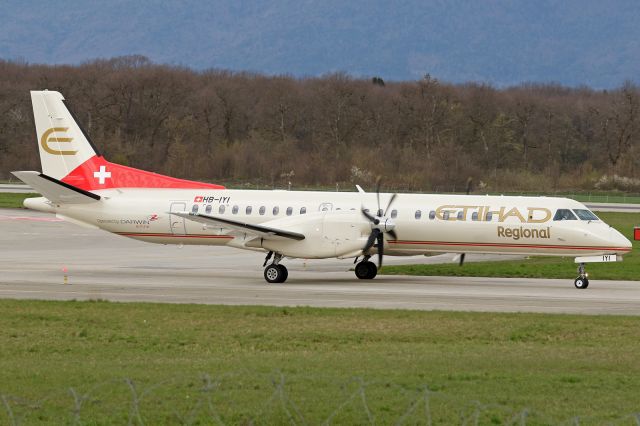 Saab 2000 (HB-IYI) - "Etihad Régional" livery