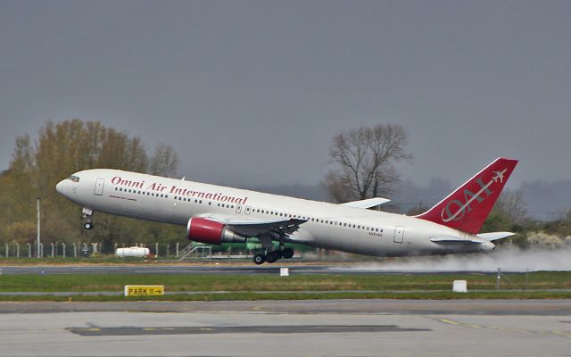 BOEING 767-300 (N351AX) - omni b767-33a(er) n351ax dep shannon 2/4/19.