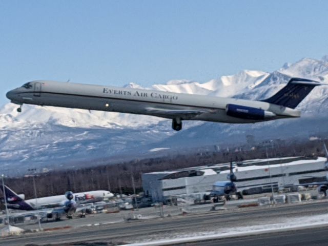 McDonnell Douglas MD-80 (N963CE) - West side of N-S runway