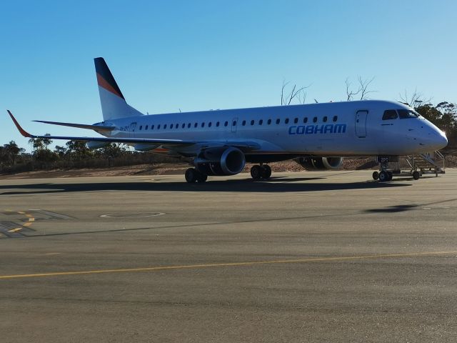 Embraer ERJ-190 (VH-ZPT) - Ready to depart on a charter flight from Nova