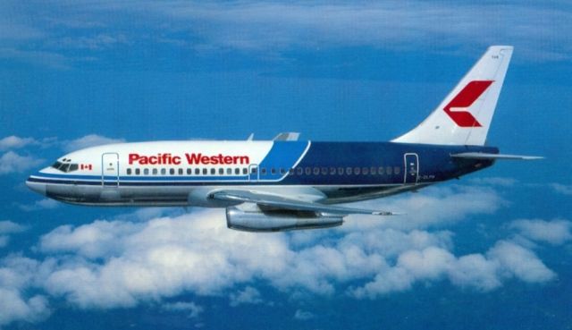 Boeing 737-100 — - PWA Boeing 737 Pacific Western Airlines used to fly four flights a day into Penticton CYYF