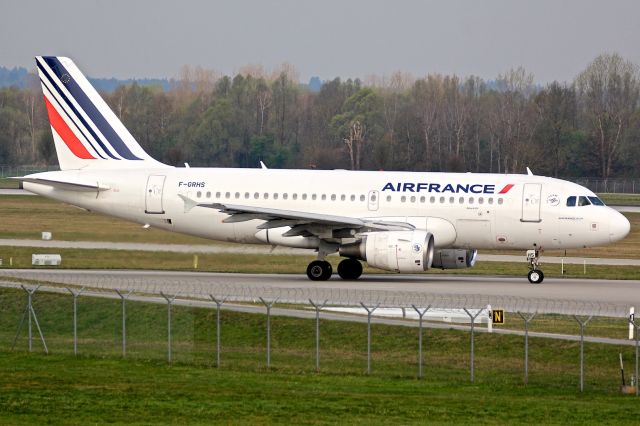 Airbus A319 (F-GRHS)