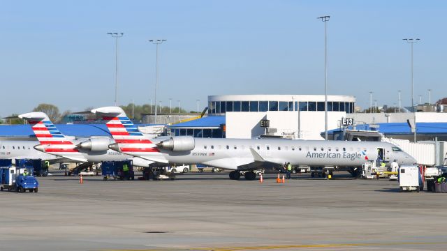 Canadair Regional Jet CRJ-900 (N599NN) - American Eagle Bombardier CRJ-900LR N599NN in Charlotte