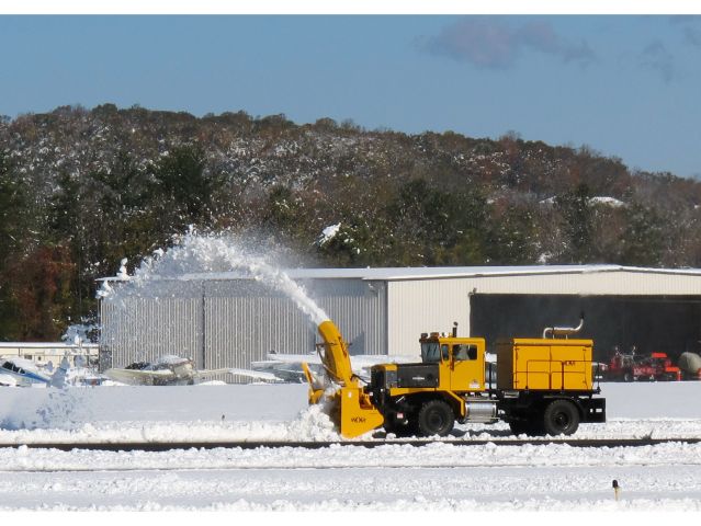 KDXR — - Cleaning up Octobers snowfall at the Danbury (KDXR) airport.