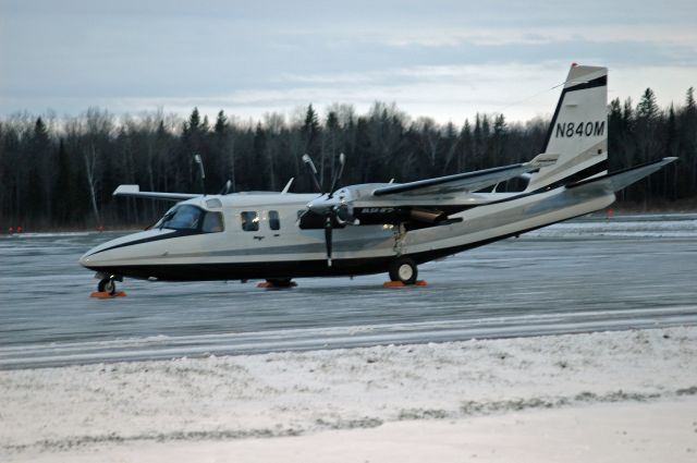 Rockwell Turbo Commander 690 (N840M) - 1999 Rockwell 690C JetProp 840 (11657) had arrived from Laurence G Hanscomb Field Airport (KBED) on December 16, 2020.