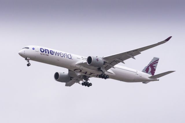 Airbus A350-1000 (A7-ANE) - Qatar Airways A350-1041 Landing at Chicago O'Hare