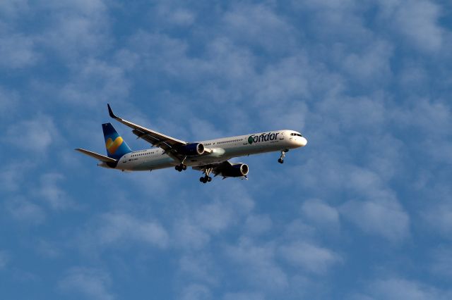 BOEING 757-300 (D-ABOI) - beautiful egyptian blue sky