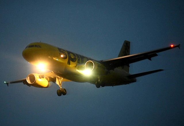 Airbus A321 — - Spirit A321 on final to Myrtle Beach International (KMYR) on 1/30/2020.