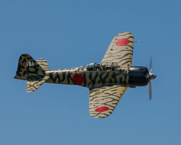 Mitsubishi A6M Zero (N3852) - Flying Heritage Collection Pacific Legends Fly Day