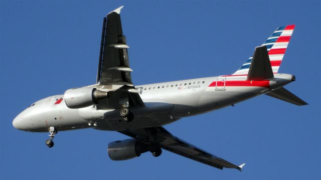 Airbus A319 (N756US) - N756US American Airlines Airbus A319-100br /Age 14.5 Yearsbr /03-Apr-2015 A319/L Phoenix Sky Harbor Intl (KPHX) San Jose Intl (KSJC) 16:52 MST 18:26 PDT 1:34