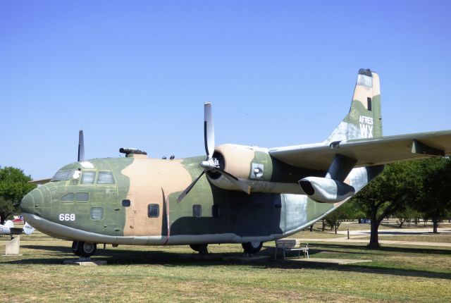 — — - Fairchild (Chase) C-123K Provider at Lackland AFB, TX