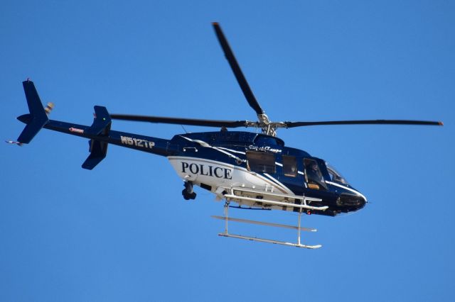 Bell 407 (N512TP) - 2002 Bell 407 opby the Tampa Police Department, returning back to the Tampa International Airport after a short flight