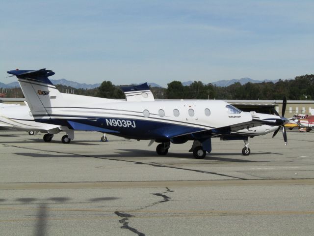Pilatus PC-12 (N903PJ) - On the ramp