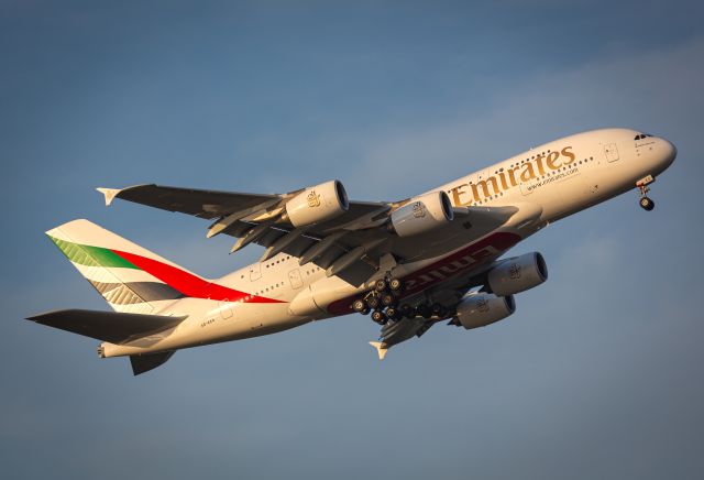 Airbus A380-800 (A6-EEO) - Go around on approach to 16R.