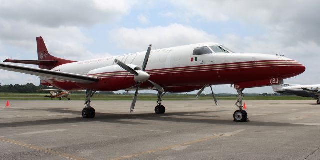 Fairchild Dornier SA-227DC Metro (XA-USJ) - A Swearingen SA227-AC Metro III on the ramp at Pryor Field Regional Airport, Decatur, A: - July 13, 2021.