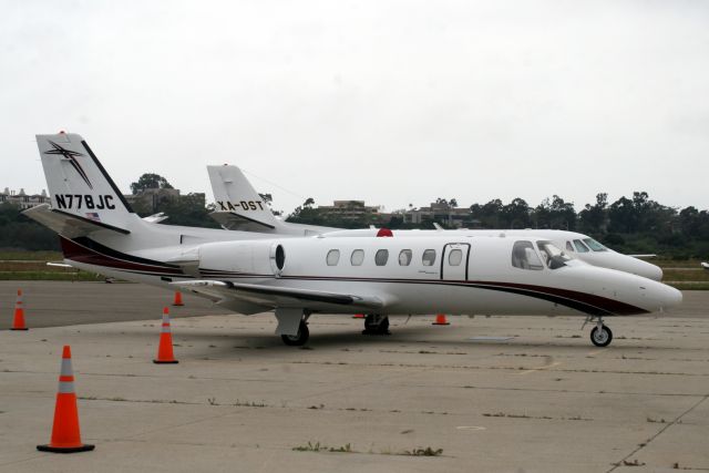 Cessna 551 Citation 2SP (N778JC) - Visiting from KCOE on 09-Aug-11.