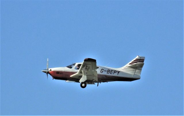 Rockwell Commander 114 (G-BEPY) - Rockwell Commander at Sywell Aerodrome November 02 2018