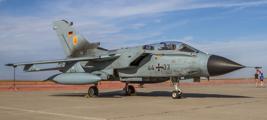 PANAVIA Tornado (GAF4433) - Luftwaffe Tornado GR.4 from the Flying Training Center at Hollman AFB at Mountain Home AFB. The Luftwaffe keeps a dozen jets in the US for pilot training.