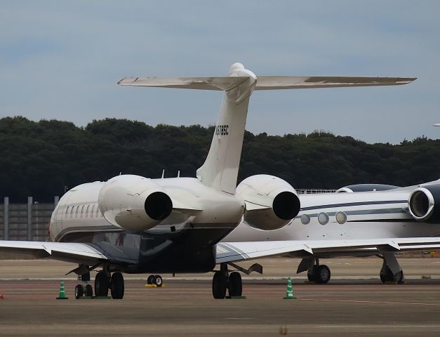 Bombardier Global Express (N878SC) - Photo taken on Dec 19, 2023.